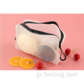 Lady New Cosmetic Bags Toiletry Οργανώστε αδιάβροχο EVA φορητή διαφανή τσάντα μακιγιάζ φερμουάρ φερμουάρ ταξιδιού